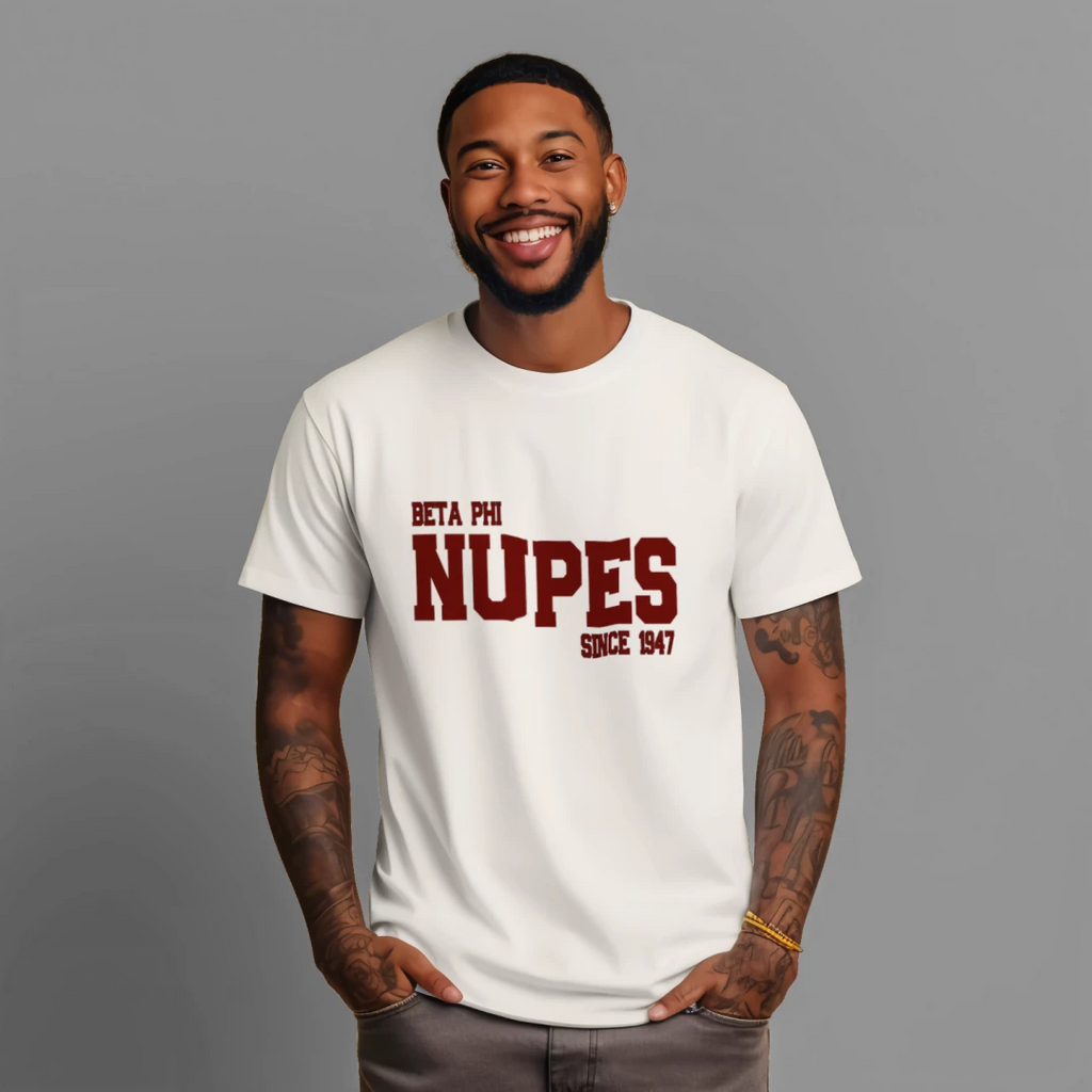 Beta Phi Nupes Cream DTF