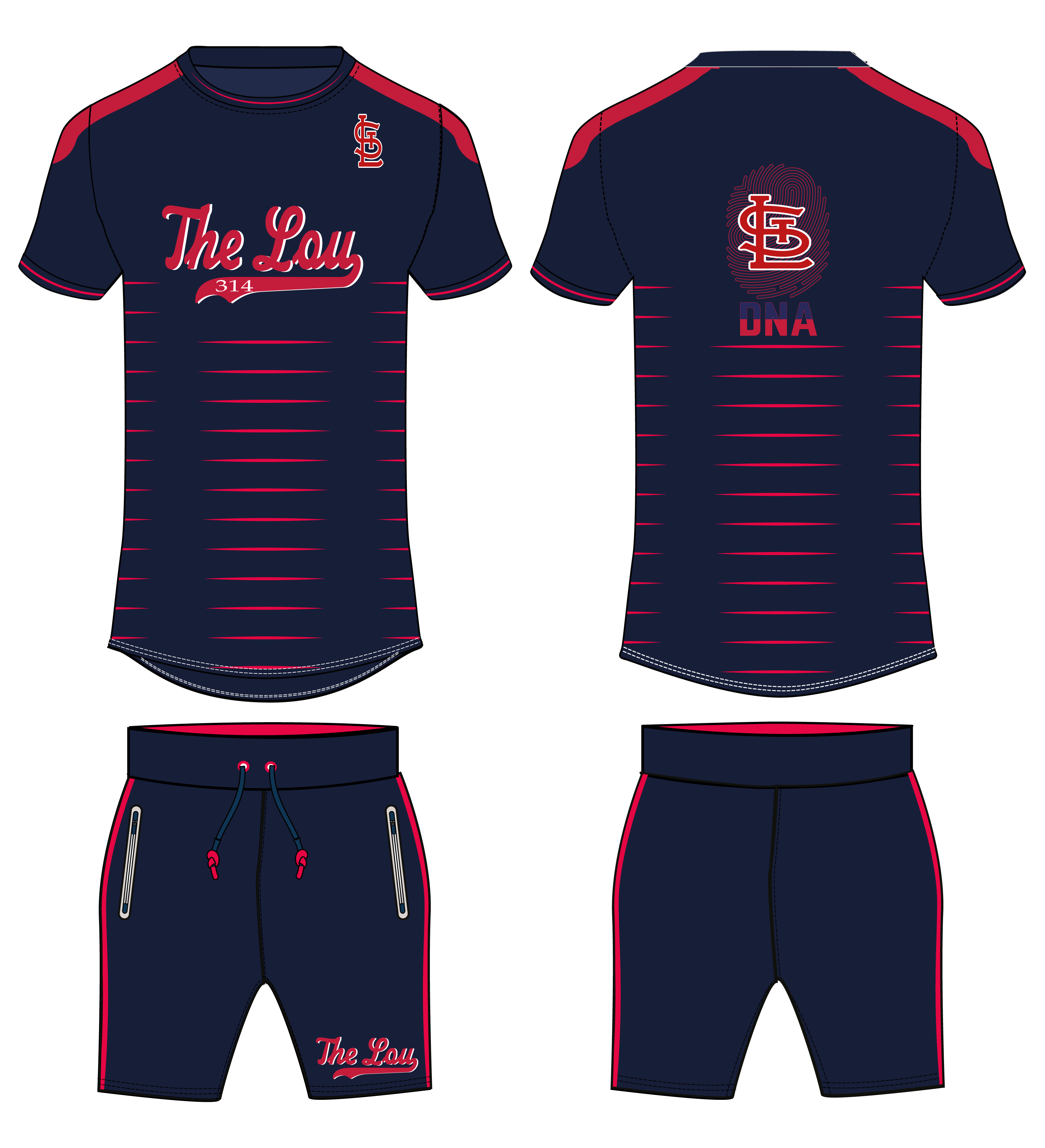 THE LOU 314 SHORT SET