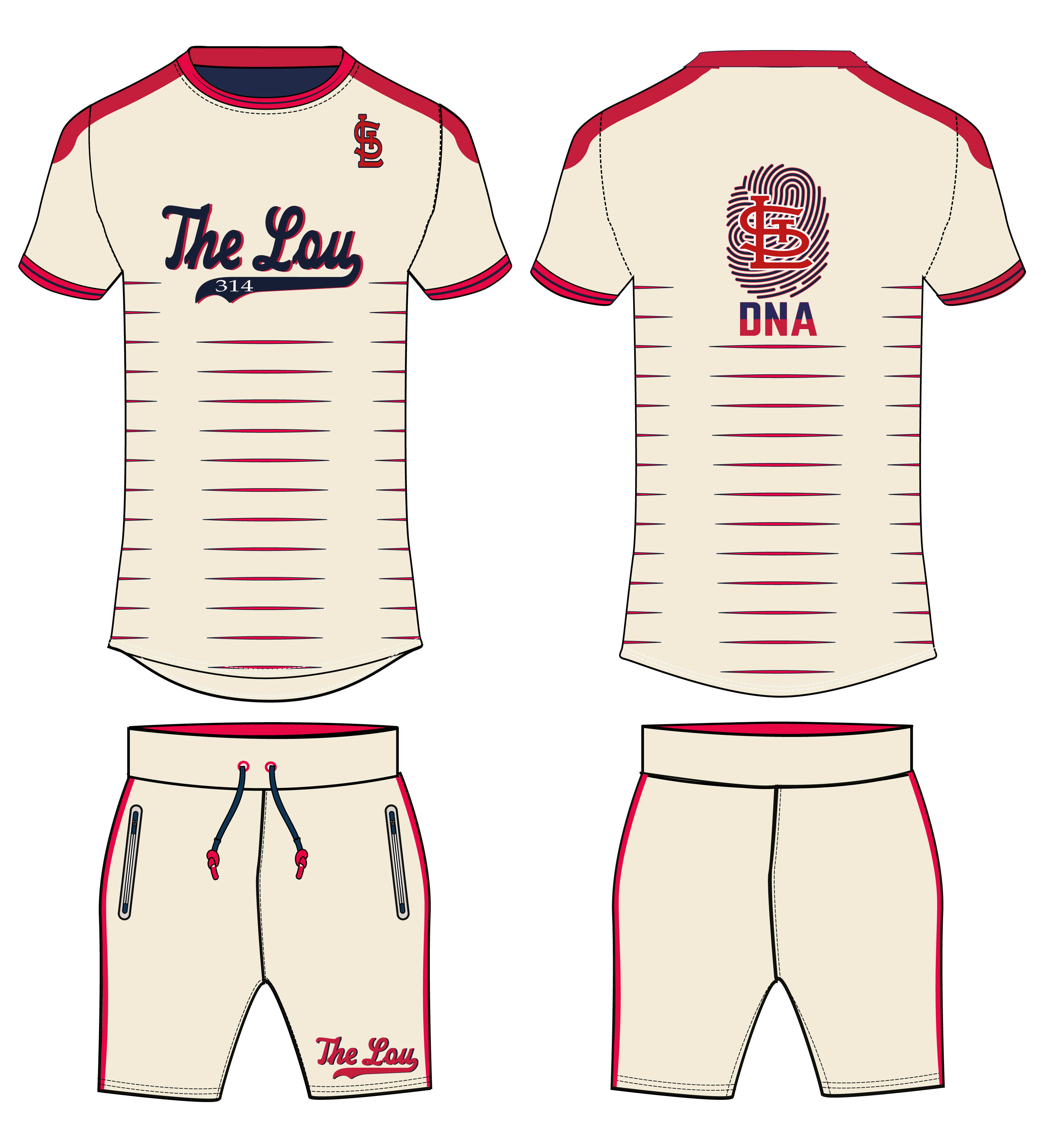 THE LOU 314 SHORT SET