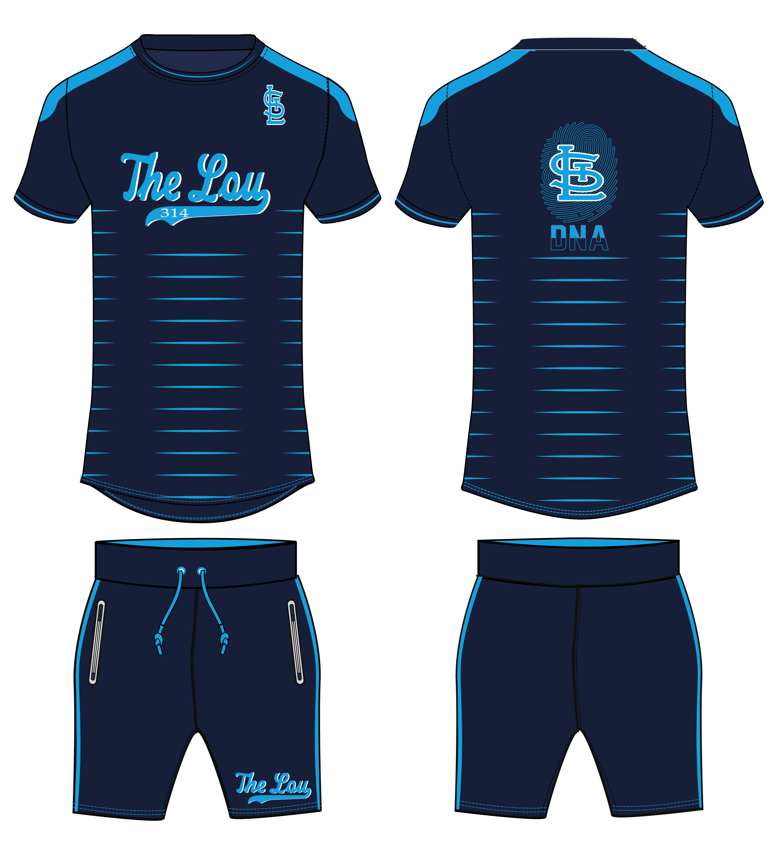 THE LOU 314 SHORT SET