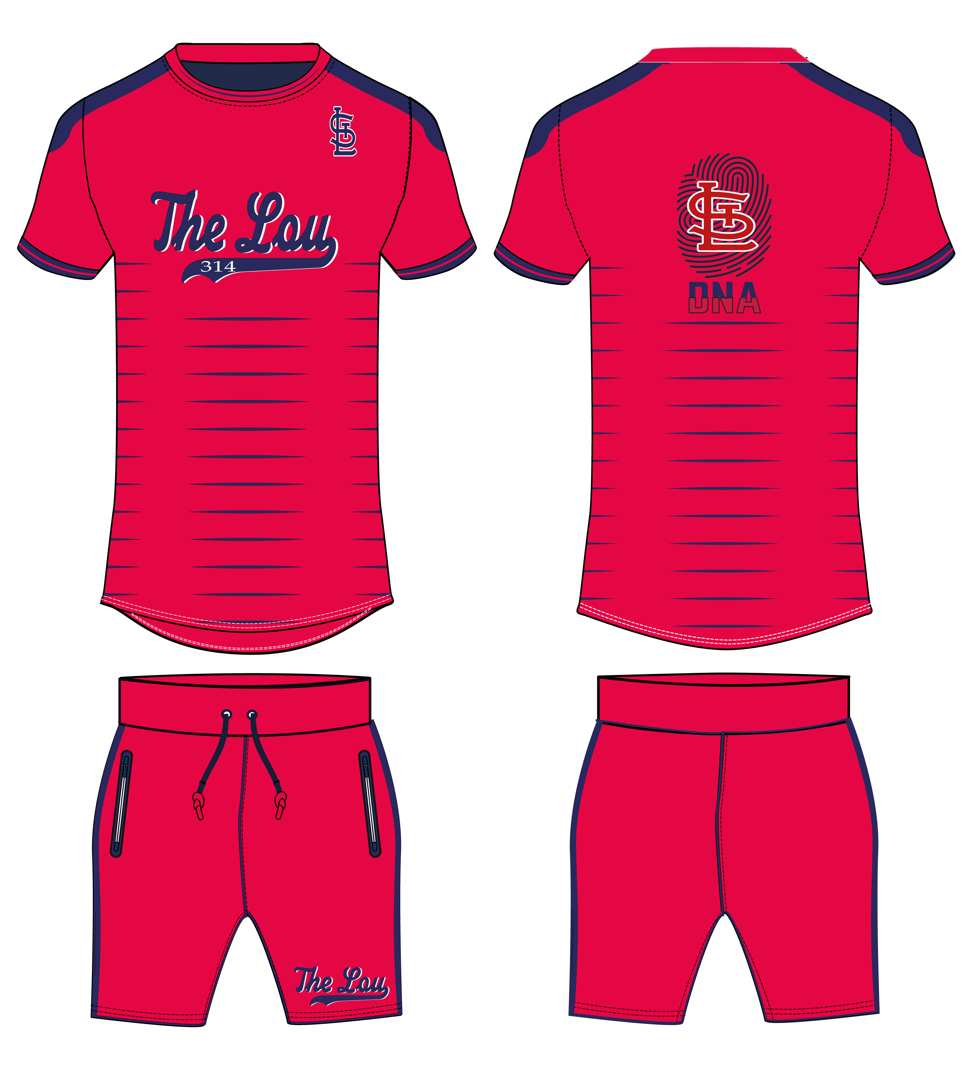 THE LOU 314 SHORT SET